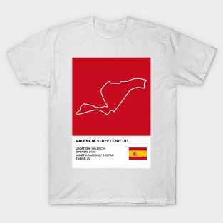 Valencia Street Circuit [info] T-Shirt